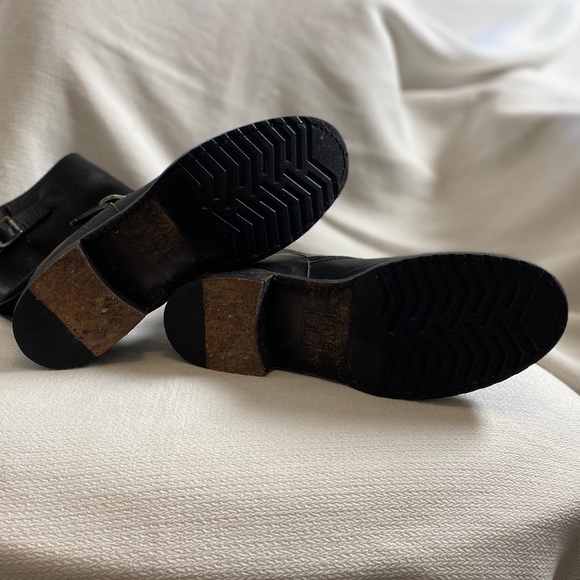 Frye Veronica Shortie Slouch Bootie - Black Stone - Picture 6 of 6